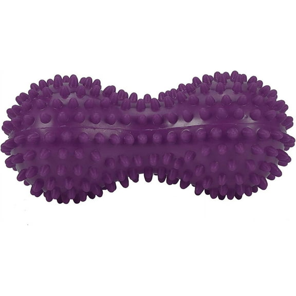 Massage Balls Hedgehog Ball Spiky Massage Ball Fitness Exercise Peanut Ball Hedgehog Massage Ball Hedgehog Ball Foot Massage Roller for Sports Fitness and Body Massage, Purple