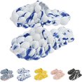 thumbnail image 1 of Massage Bubble Slides with charms for Women and Men, Funny Lychee Spa Cloud Slippers for Men Indoor and Outdoor Non-Slip Bath Shower Shoes Bedroom House Gym Basketball Slides Sandals, 1 of 11