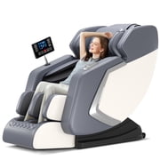 Massage Chair Full Body- Zero GravityMassage Recliner with Air Pressure, 10 Fixed Massage Rollers, Heating, Foot Roller, Bluetooth Speaker for Home Office, for mom/dad