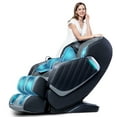 thumbnail image 1 of Massage Chair Zero Gravity, HealthRelife Full Body Recliner with Heat SL Track 24 Airbags, Thai-Stretch Bluetooth Speaker, Black&Grey, 1 of 9