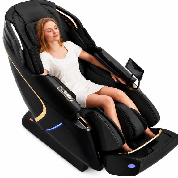 4D Full Body Massage Chair with 53"SL-Track, Zero Gravity, Foot Massage and Heat.Supports up to 400 lbs