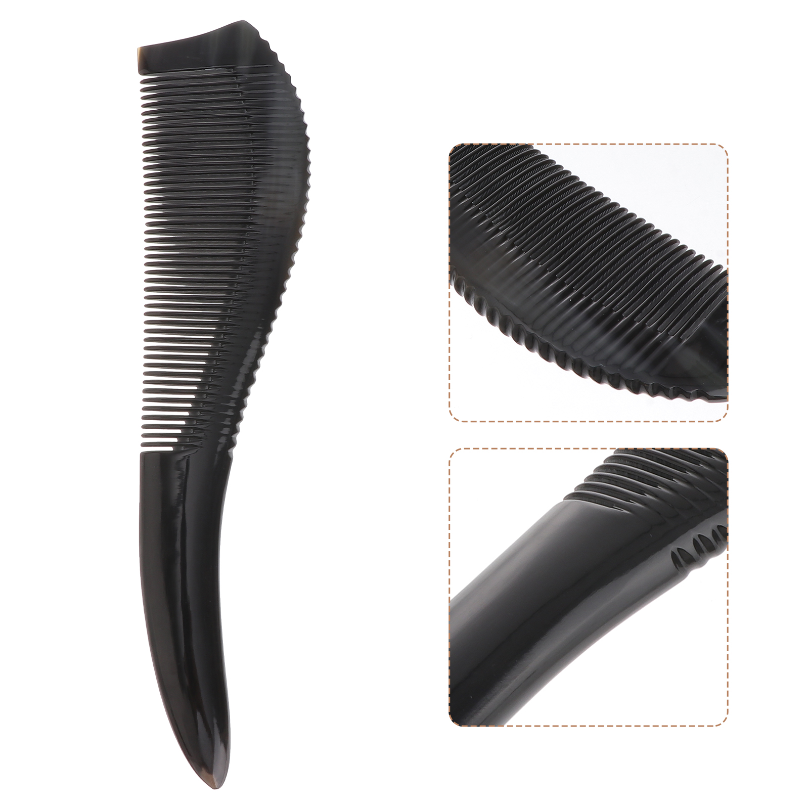 Massage Comb Hair Care Horn Women Scraping Combs Tool Antistatic Natural Horns Man Mini