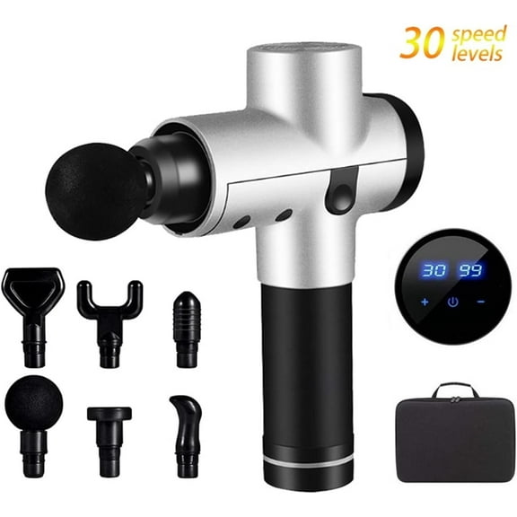 Massage Electric Slimming Body Muscle Percussion Relaxation for Neck Back Foot Leg Shoulder Massager, EU Plug, 2500 10head 01sr