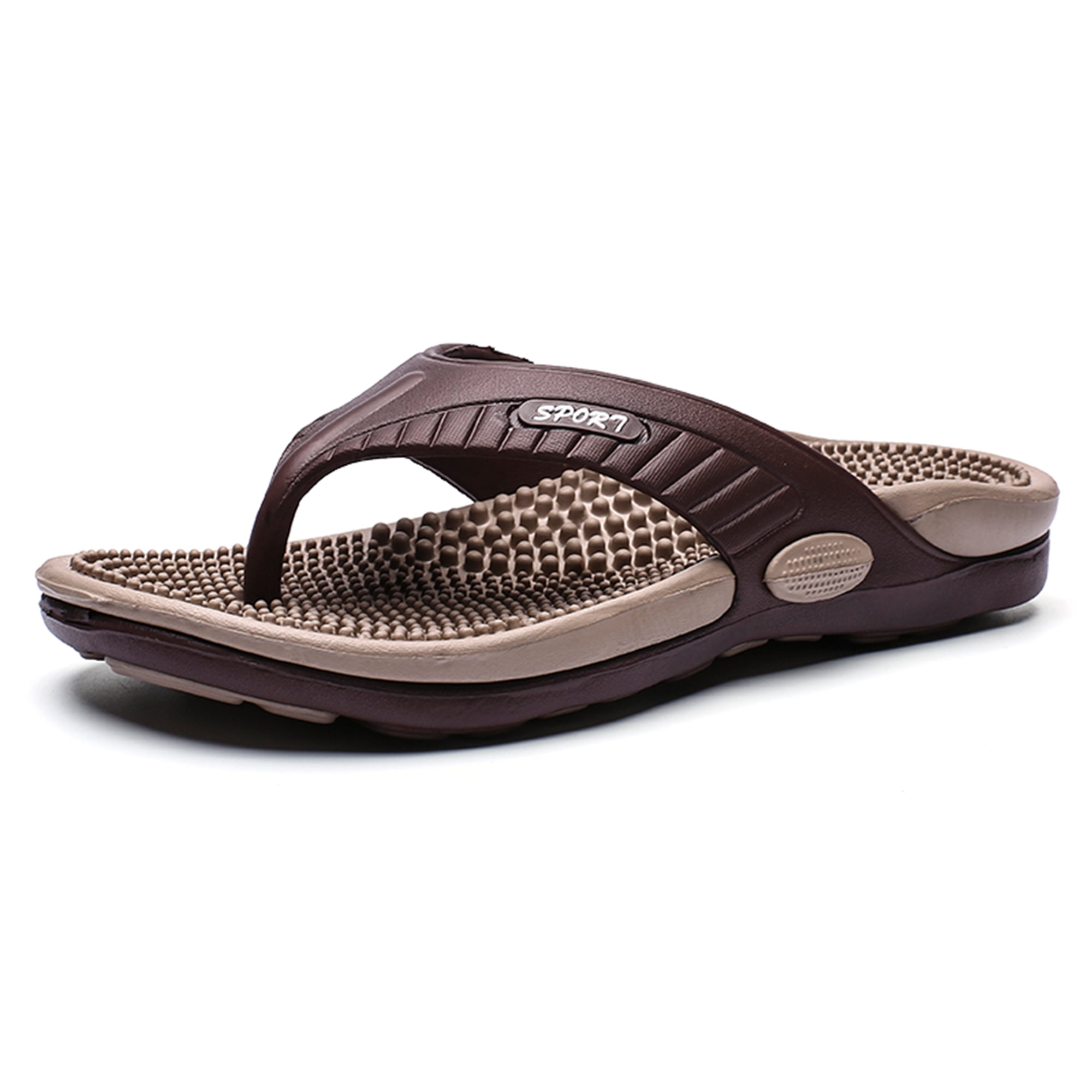 Massage Flip Flops with Arch Support Beach Shoes Massage Slippers ...