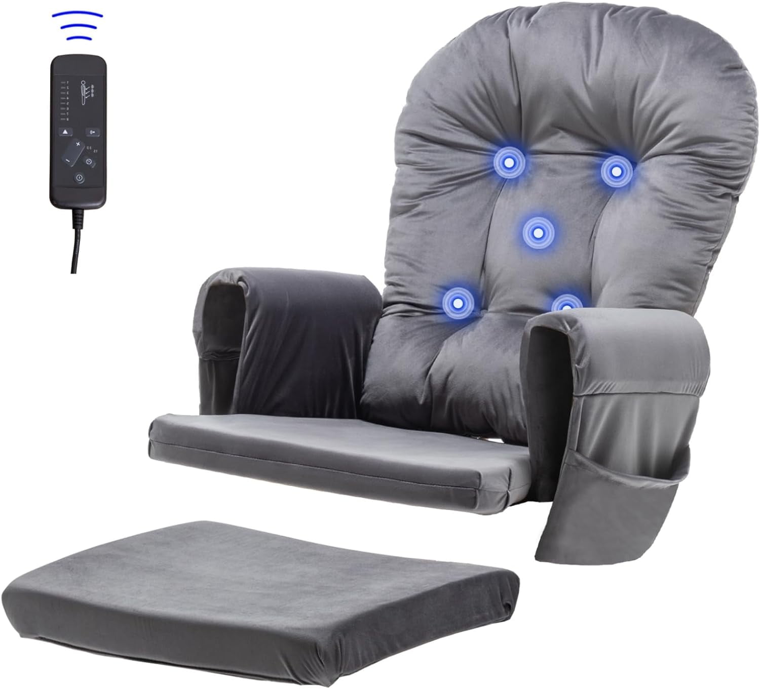 Glider Chair Paddie Glider Rocker Replacement Cushions Velvet With