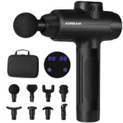 Massage Gun Deep Tissue Back Massage Gun for Athletes Pain relief 30 Speed Percussion Massager with 8 Massage Head and LED Touch Screen
