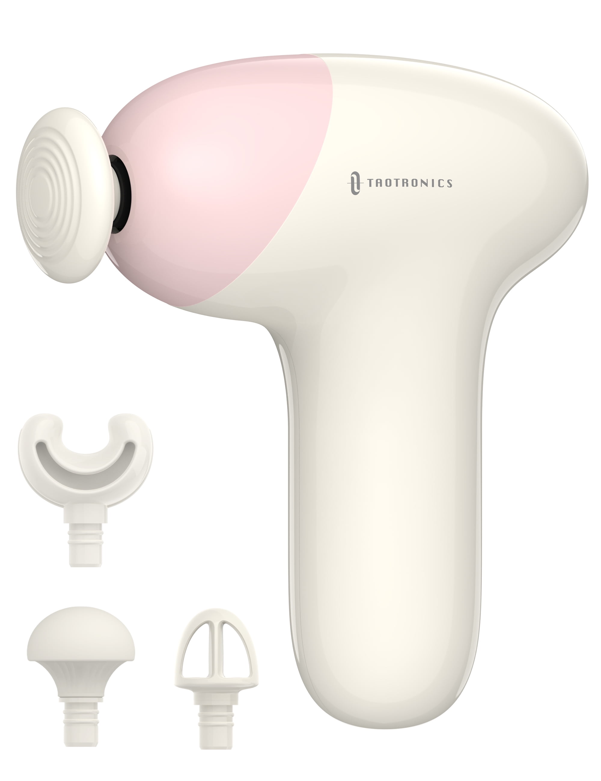 Massage Gun, Deep Tissue Percussion Muscle Massager Handheld Cordless Back Massager with 5 Speeds and 4 Heads(Black)