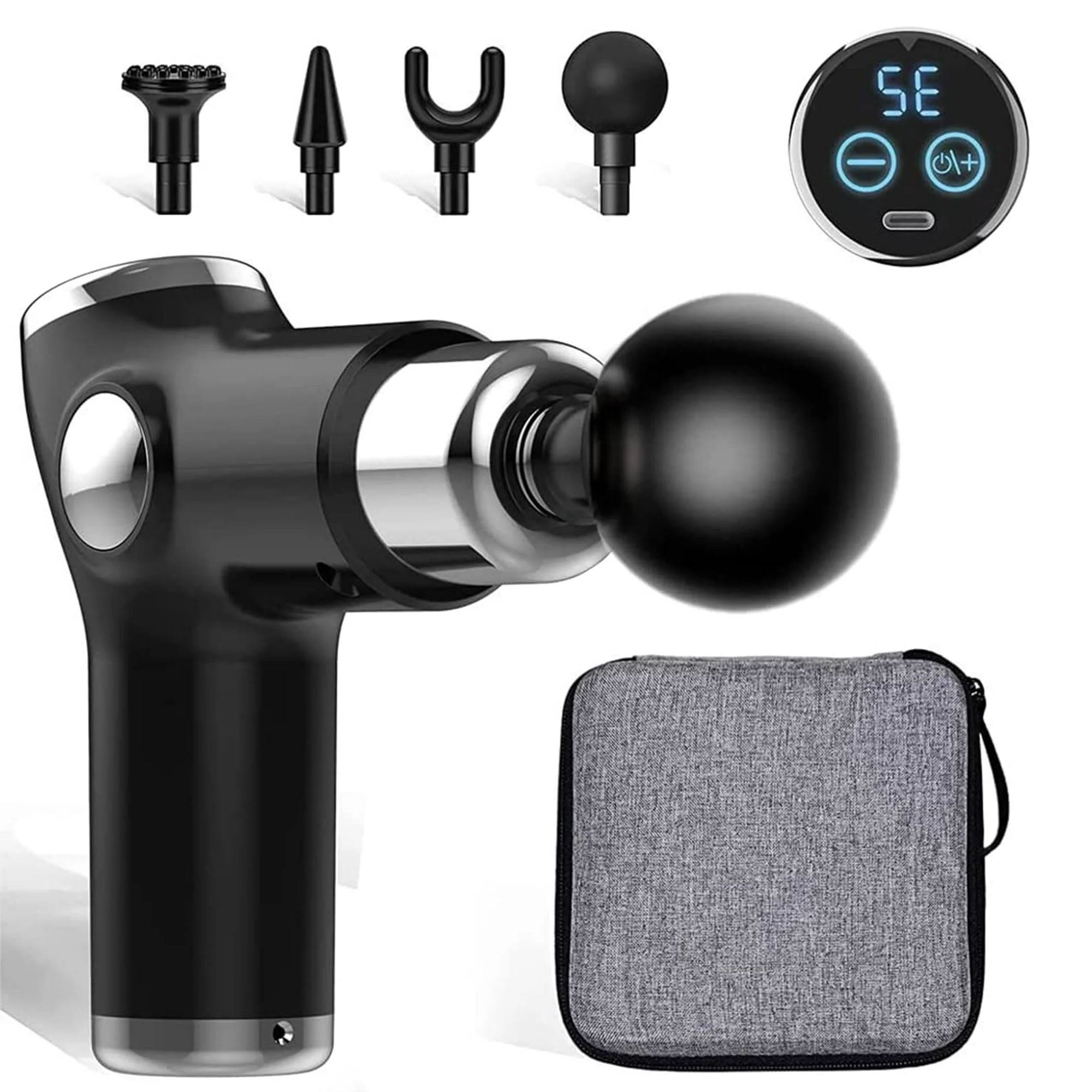 Massage Gun Muscle Massager, Quiet Deep Tissue Percussion Massager