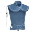 thumbnail image 1 of Heating Pad for Neck and Shoulders, 35" x 27" Extra Large Back Pain Relief Electric Heating Wrap, Dry & Moist Heat Therapy, 6 Temperature Settings, Machine Washable, 2 Hours Auto Shut-Off, 1 of 8