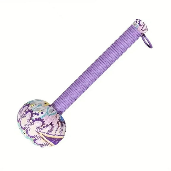 Massage Hammer Long Herbal Wormwood Lymphatic Drainage Manual Back Massager for Shoulder Neck Muscle Pain Relief