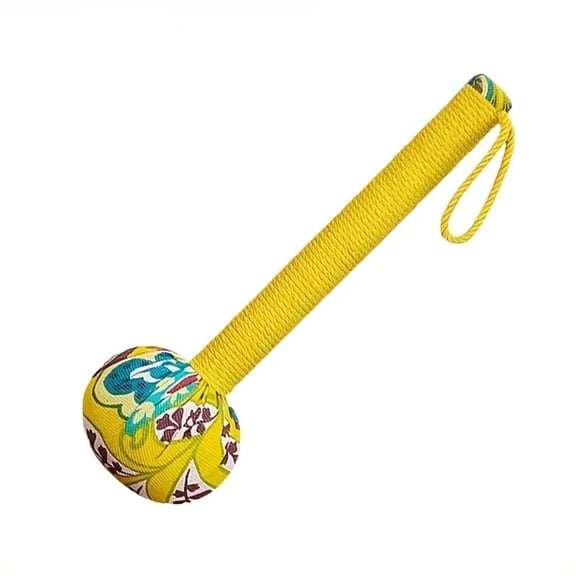 Massage Hammer Long Herbal Wormwood Lymphatic Drainage Manual Back Massager for Shoulder Neck Muscle Pain Relief