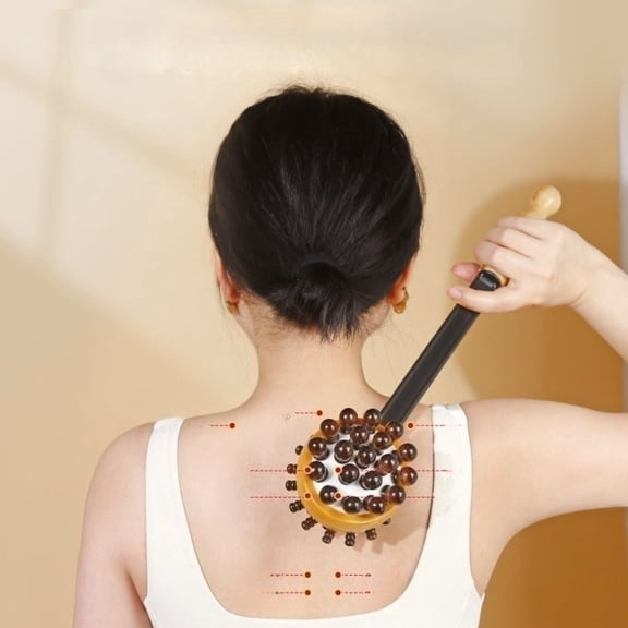 Massage Hammer Neck Shoulder Meridian Beating Hammer, Meridian Beating Machine Double-sided Airbag Beating Back Artifact Fitness Hammer Health Hammer