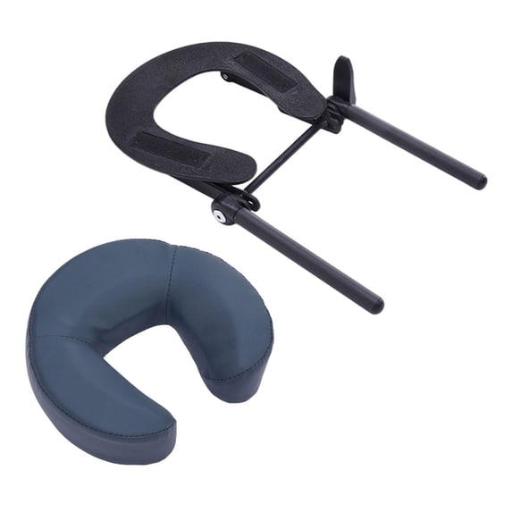Massage Headrest Cradle Pillow Lightweight PU Sponge U Shape for Universal Table Replacement at Home