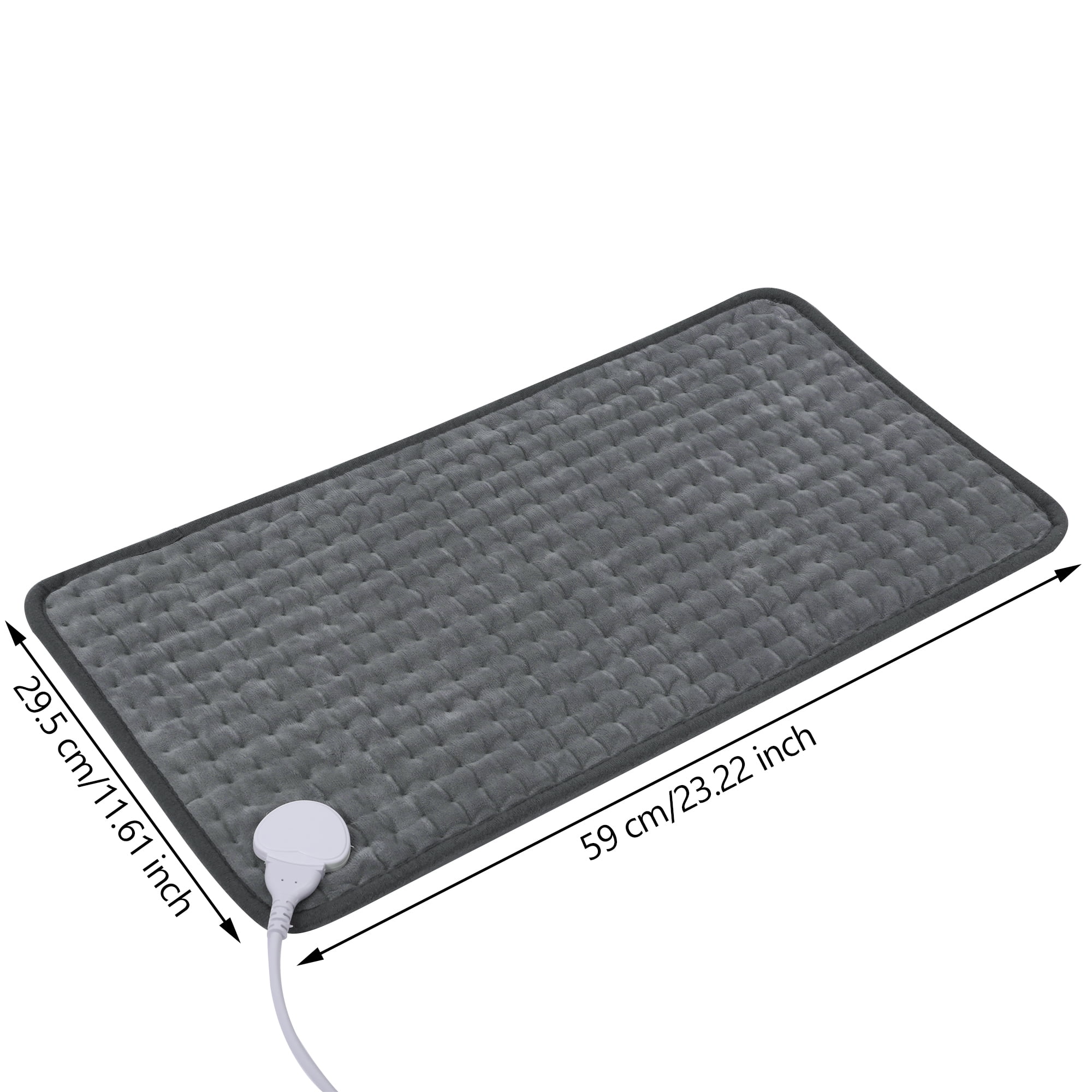 Massage Heating Pad for Back Pain Relief Soft 12"x24" Electric Heating