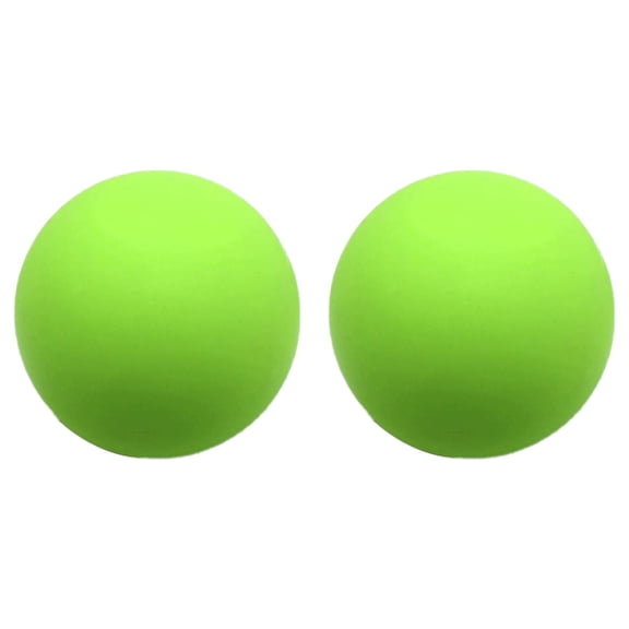 Massage Lacrosse Balls for Myofascial Release, Set of 2 Balls for Trigger Point, Deep Tissue, Muscle Knots, Yoga, Plantar Fasciitis & Muscle Soreness Relief