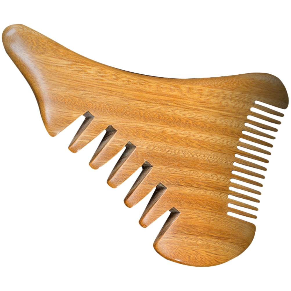 Massage Monster Comb Wooden Hair Picks for Curly Anti Static Detangler
