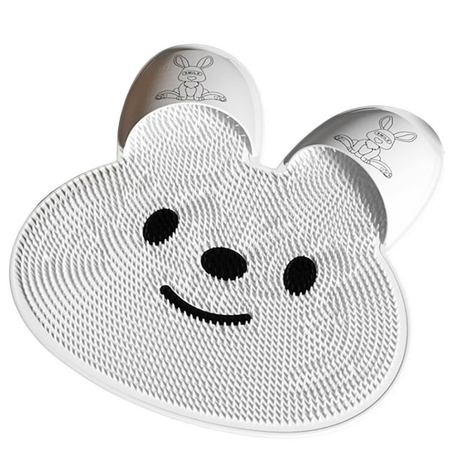 Massage for Neck And Back Mosey Bunny Shape Foot Scrubber Mat Soft