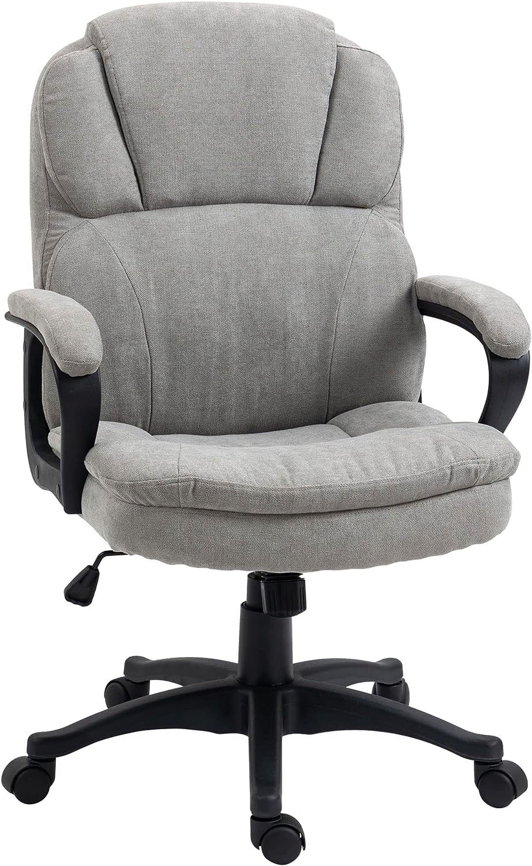 Massage Office Chair with 2 Vibration Motor Points, USB Power, Height