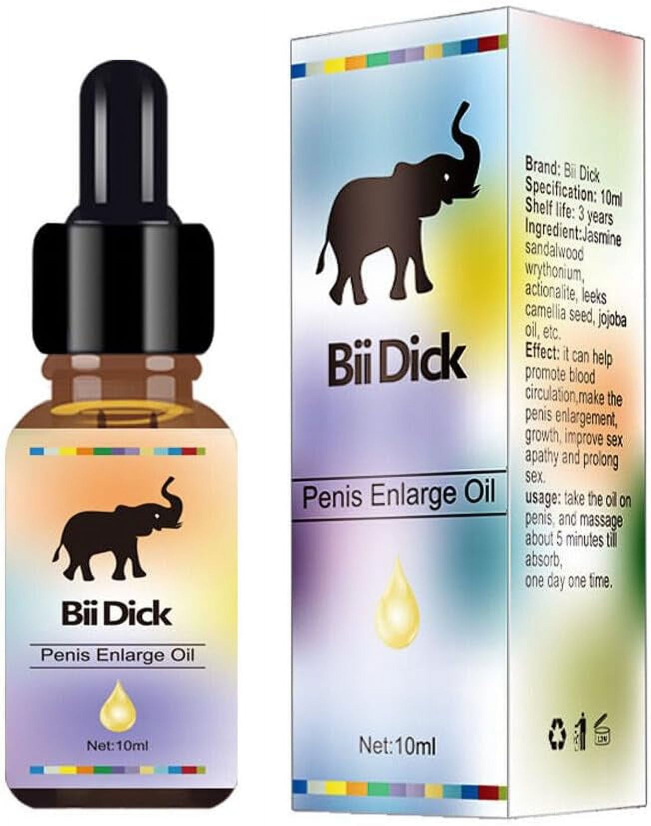 Massage Oil for Men, Male Enlarger Oil Leech Oil Natural Dick Growth Oil  Fast Big Thick Long for Men Increase Oil 10ML
