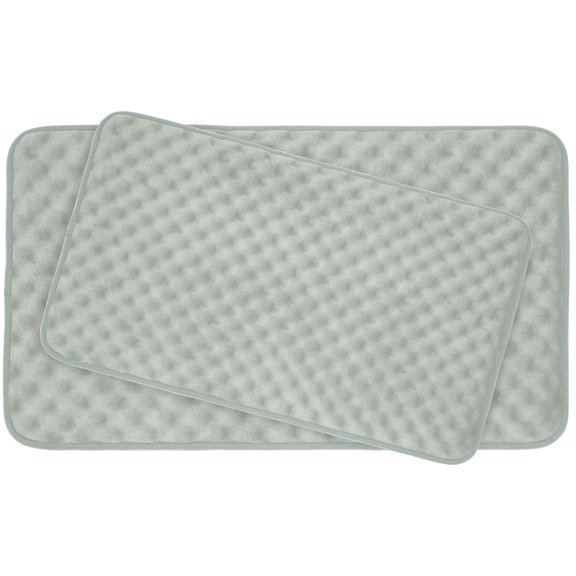 Massage Premium 2-Piece Memory Foam Bath Mat Set