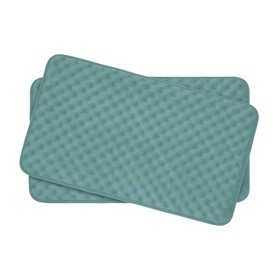 Massage Premium 2-Piece Memory Foam Bath Mat Set