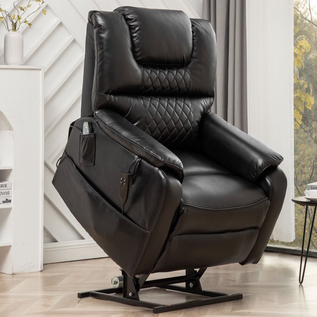 Massage Recliner, PU Power Lift Recliner Chair,Home Theater Recliner