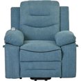 thumbnail image 1 of Massage Recliner,Power Lift Chair for Elderly with Adjustable Massage and Heating Function,Recliner Chair with Infinite Position and Side Pocket - Blue, 1 of 7