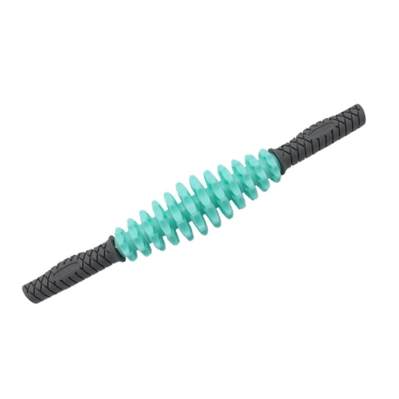 Massage Roller Stick, Cellulite Massager, Therapy Muscle Roller For Back, Fascia, Legs,Foot, Neck - Green