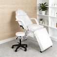 thumbnail image 1 of Massage Salon Tattoo Bed with Rolling Stool, Adjustable Facial Bed, Lash Massage Table 3 Fold Height Adjustable for Salon Lash Tattoo Grooming, 1 of 9