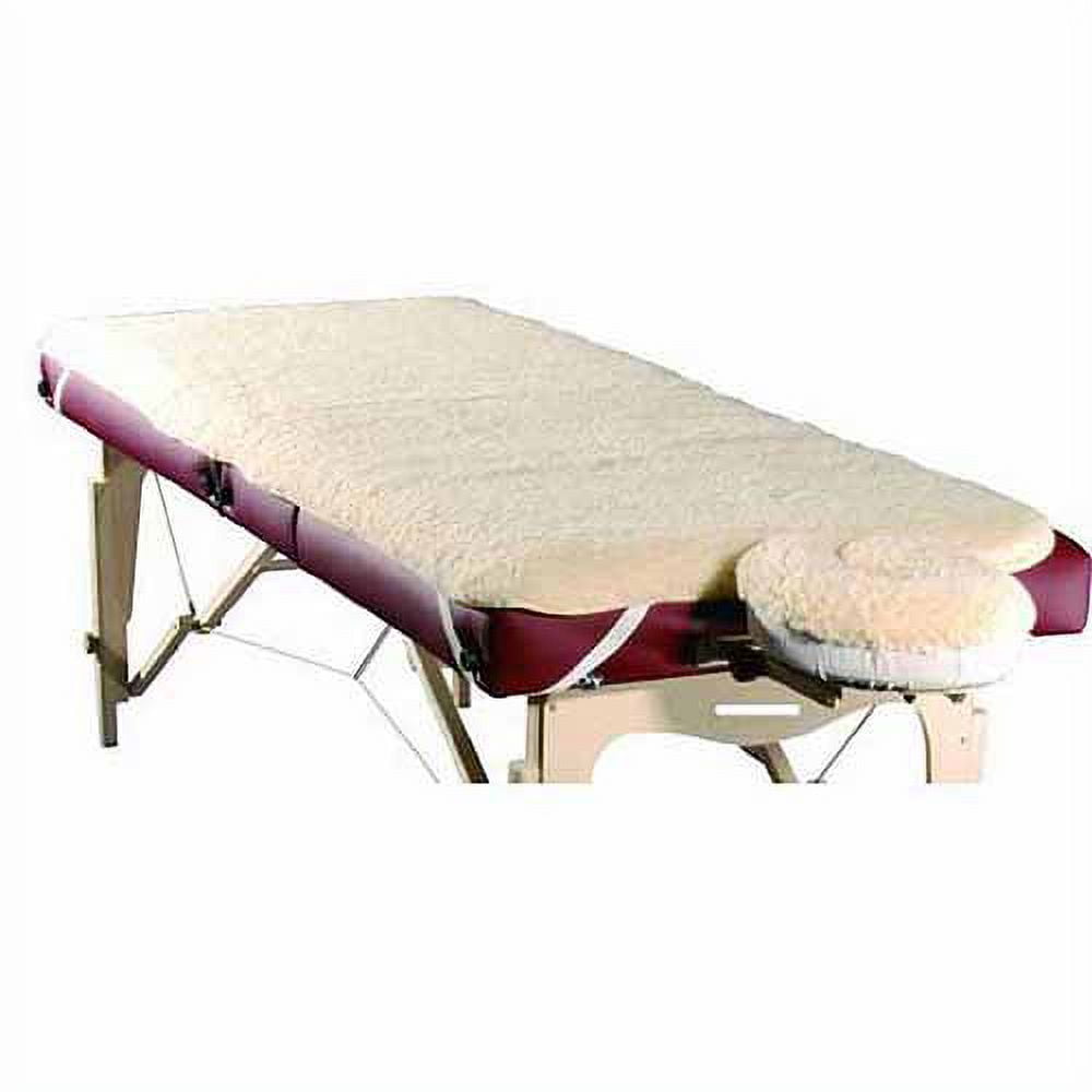 Massage Set, Fitted Massage Table Fleece Pad Sheet and Facerest Cover