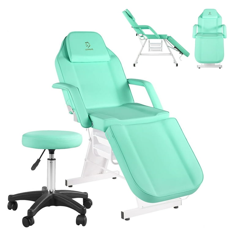 Massage Spa Bed Facial Chair Table Tattoo Chair 73in 3-Section