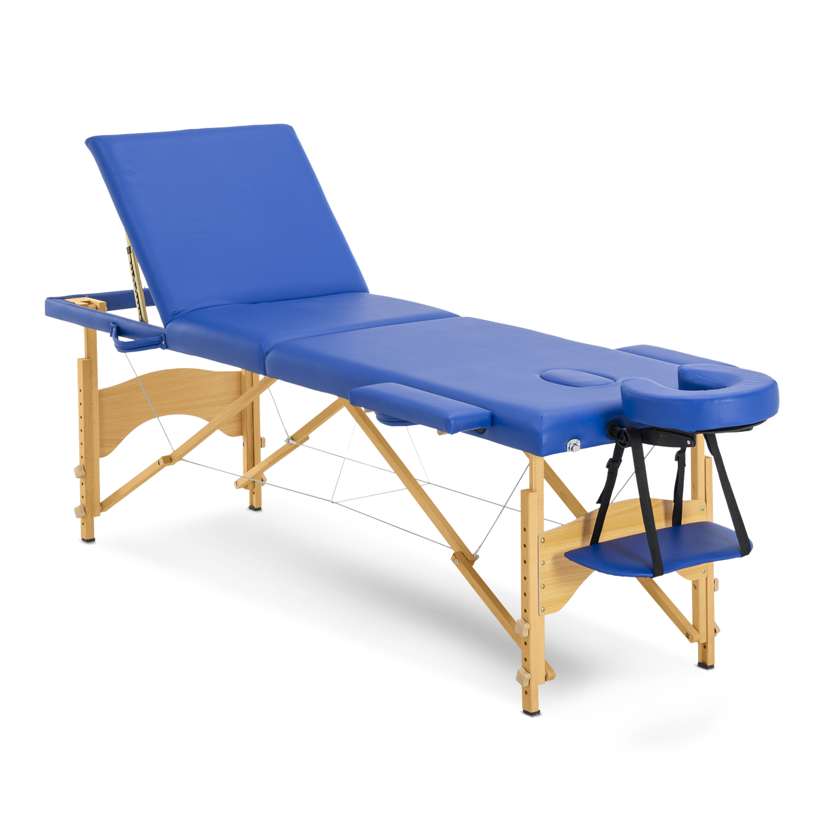 Massage Table Massage Bed Portable 3 Folding Lightweight Therapy Wooden