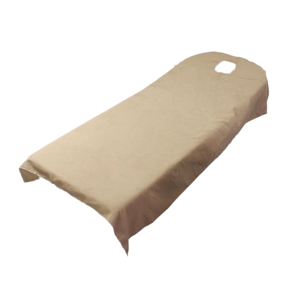 Massage Table Cover Sheet with Breath Hole - 120*190cm - Various Colors Available - Camel, 120x190cm