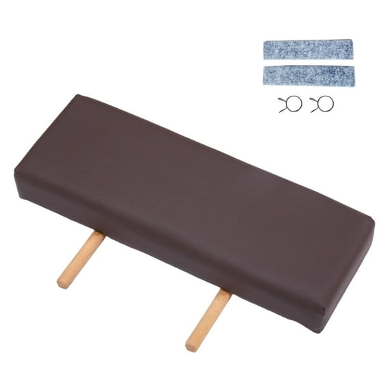 Massage Table Extender Extension Pillow Footrest Support with High-density Foam for Folding Beauty Beds Taller Users
