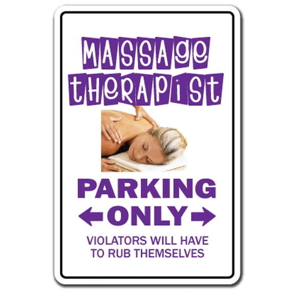 Massage Therapist Decal | Indoor/Outdoor | Funny Home Décor for Garages, Living Rooms, Bedroom, Offices | SignMission Masseuse Therapy Rubdown Spa Gift Therapy Decal Wall Plaque