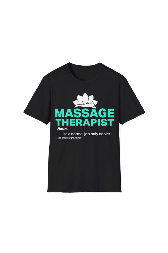 Massage Therapist Definition Masseuse Massage Lover TShirt