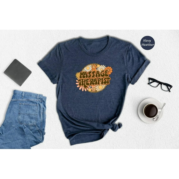 Massage Therapist T-Shirt: Floral Therapy Art Tee TSHIRT All Size S-5XL