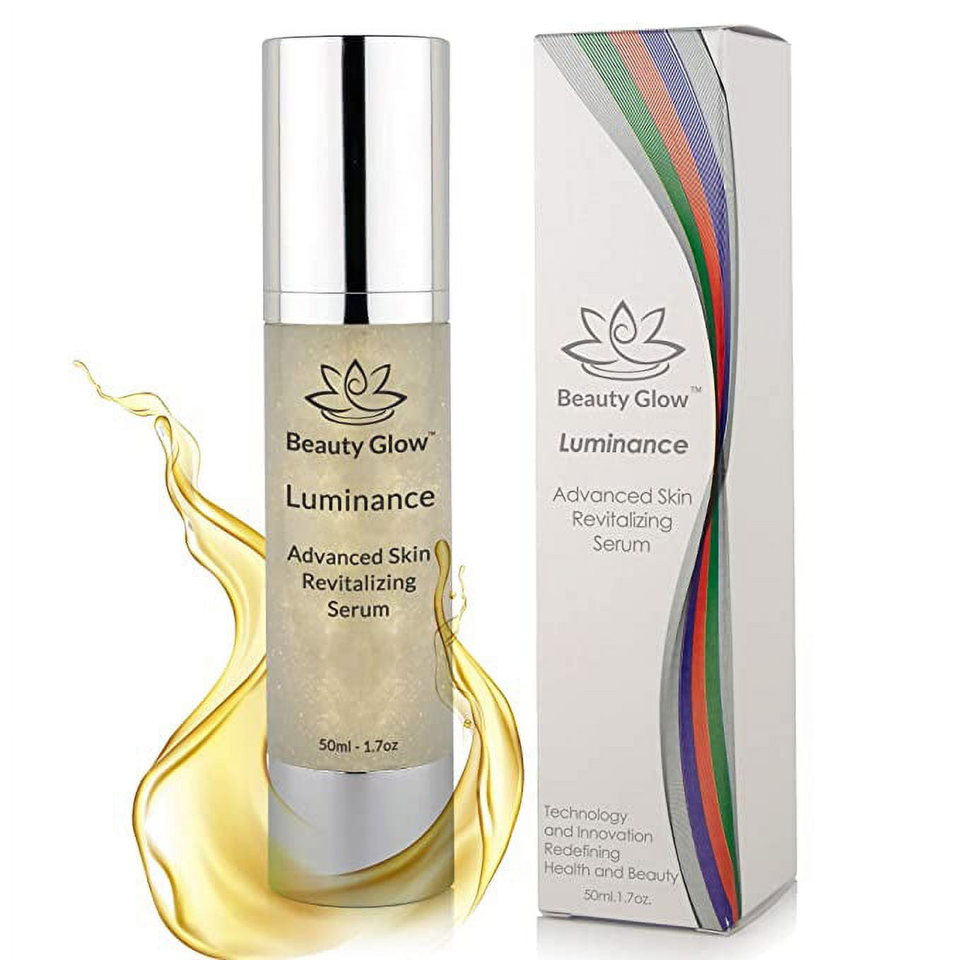 Massage Therapy Concepts Beauty Glow Luminance Serum with Vitamin C, 24k Gold & Caviar