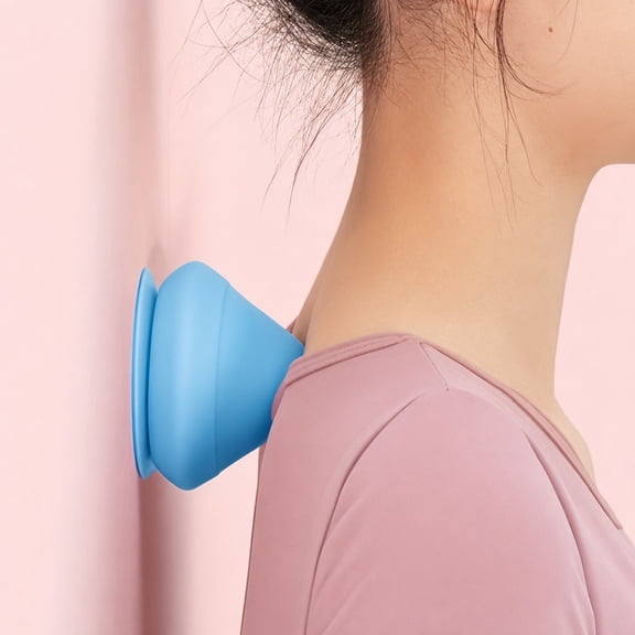 Massage Tool, Suction Cup Massage Cone, 2 Pack Blue and Green for Back, Shoulder, Neck, Foot, Trigger Point, Myofascial, Home Gym