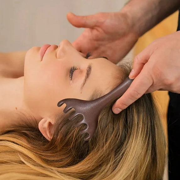 Massage Tools & Six Manual Scalp Massager Scraping Comb Tool for Scalp Face Neck Shoulders Relaxation and