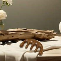 Massage Tools for Relaxation Stress Full Body Use Universal Skin Types Wooden Gua Sha Acupressure Scalp Facial Shoulder Hands Foot Massager