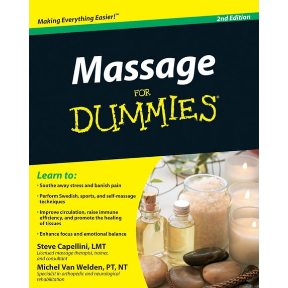 Pre-Owned Massage For Dummies (Paperback) 0470587385 9780470587386
