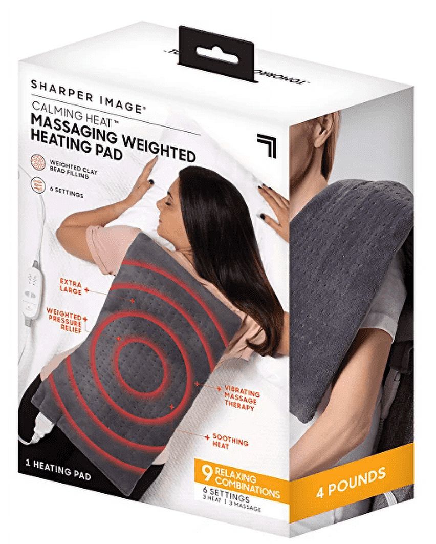 Massaging Weighted Heating Pad by Sharper Image Weighted Electric