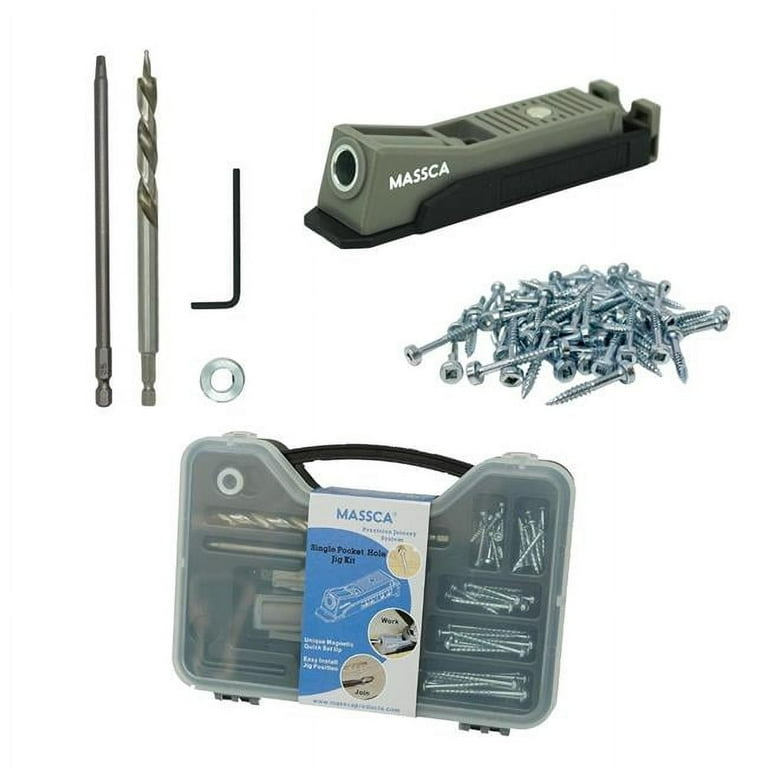 Massca Products X0023MQIW3 Single Pocket Hole Jig Kit