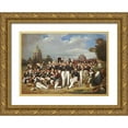 thumbnail image 1 of Masse, Auguste Antoine 32x24 Gold Ornate Wood Framed with Double Matting Museum Art Print Titled - Company of the Second Legion, Paris, 1 of 4