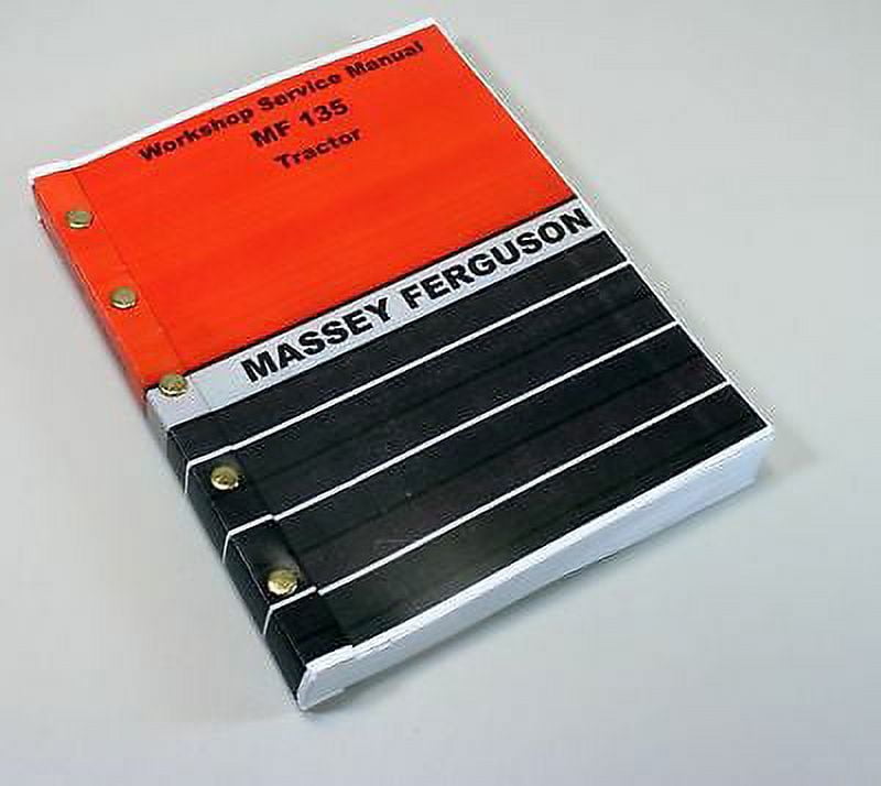 Fsm 135 Massey Ferguson 135 Tractor Factory Service Manual Repair Workshop Shop ...