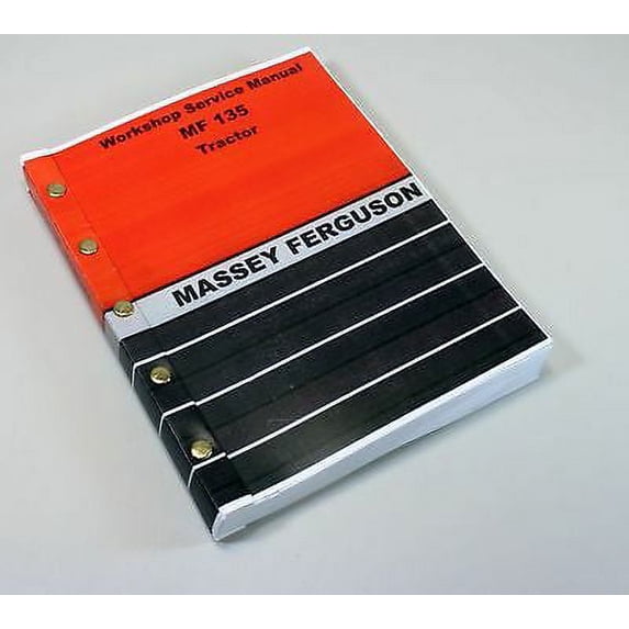 Massey Ferguson 135 Tractor Factory Service Manual Repair Workshop Shop Mf135