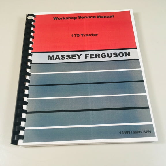 Massey Ferguson 175 Tractor Service Repair Manual