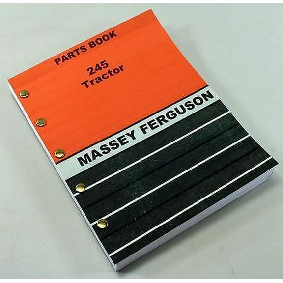 Massey Ferguson 245 Tractor Parts Manual Catalog Book Exploded Views Mf245