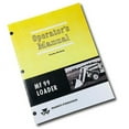 thumbnail image 1 of Massey Ferguson 99 Loader Operators Manual Owners Book Maintenance, 1 of 4